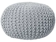 Pouf CONRAD Baumwolle Hellgrau_674134