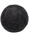 Shaggy-Teppich CIDE Schwarz ø 140 cm