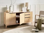 Sideboard mit 2 Türen MONCTON Hellbraun_1023736