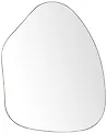 Wandspiegel PUTEAUX 70 cm 92 cm Metall Gold