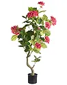 Kunstpflanze HORTENSIUM 120 cm Rot