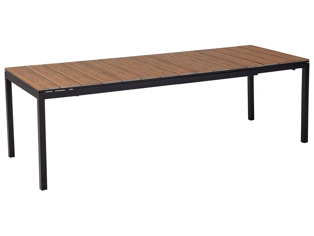 Ausziehbarer Gartentisch TOFANE 198/248 cm 90 cm Braun