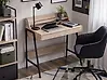 Schreibtisch mit Regalaufsatz BROXTON 77 cm x 46 cm mit Schubladen Hellbraun