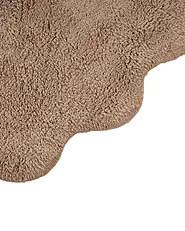 Kids Rug ANEGUNDI  Light Brown ø 120 cm Cotton with Cushion_1154921