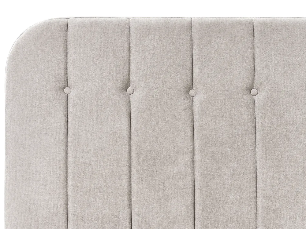 Ottoman Bed CHALLANS Chenille Taupe 180 x 200 cm (EU Super King)_1023095
