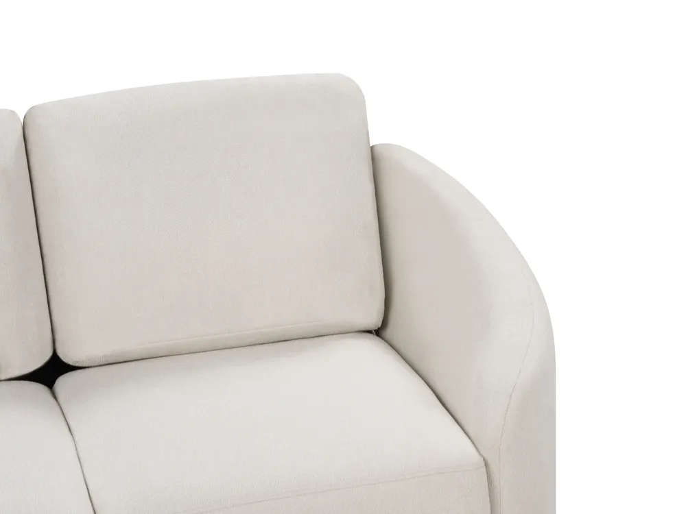 Sofa 3-Sitzer TROSA Stoff Beige_910932