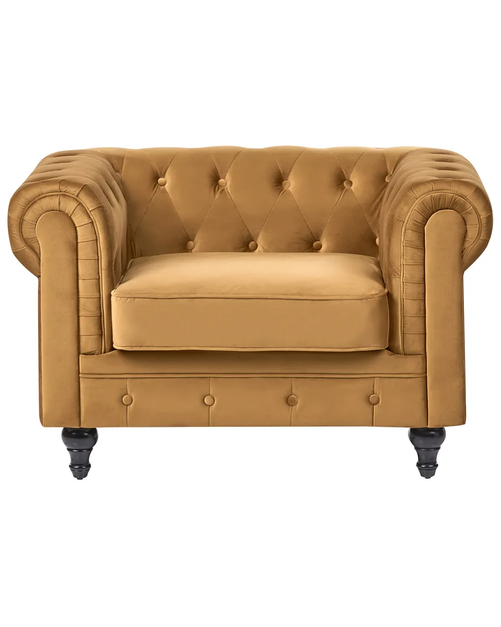 Armchair CHESTERFIELD Velvet Gold_1041639