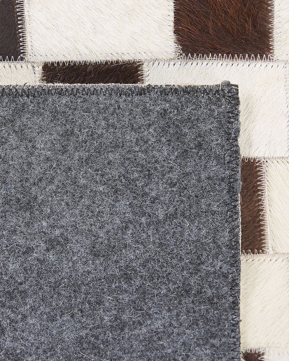 Rug KAYABEY Beige 140 x 200 cm Leather_780697