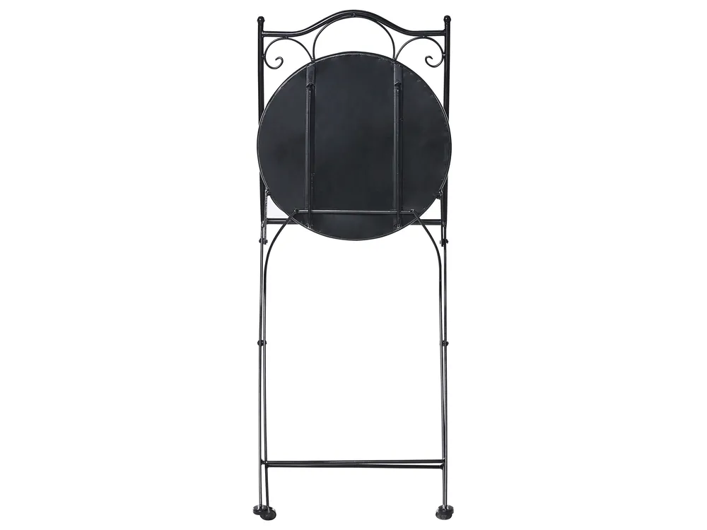 Bistro Set CIVATE Metall Schwarz_1066044