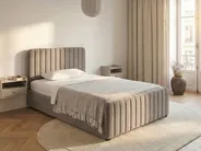 Bett mit Stauraum LUNAN Taupe 120 x 200 cm_1051496