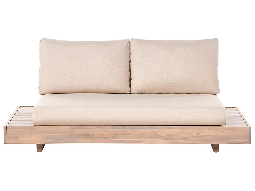 Gartensofa 2-Sitzer MARETTIMO zertifiziertes Akazienholz Beige