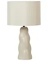 Tischlampe VILAR Keramik Beige