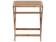 Outdoor Beistelltisch PARAGGI 60 cm 60 cm zertifiziertes Akazienholz Braun_928483