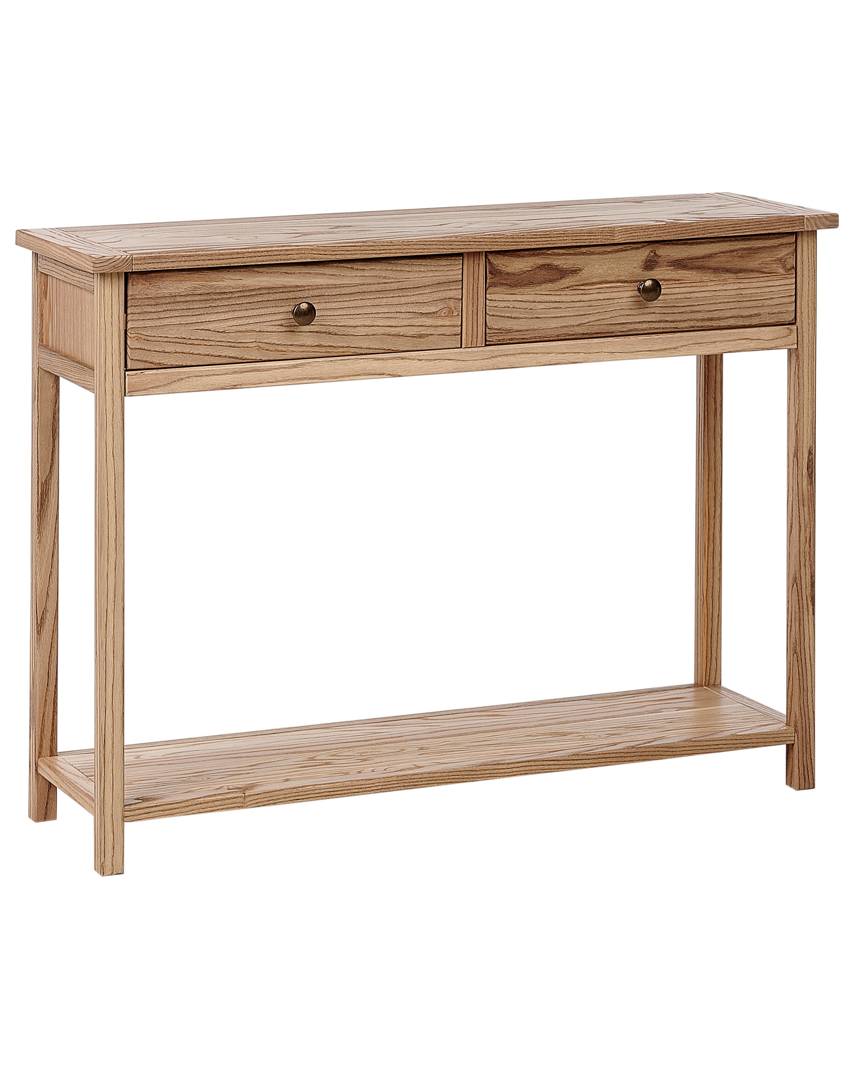 Console Table SALTON Sassafras Wood Brown - Beliani.nl