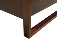 Bed Pine Wood GIULIA 140 x 200 cm (EU Double) Dark Brown_870256