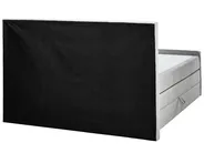 Boxspringbett mit Stauraum ARISTOCRAT Stoff Hellgrau 160 x 200 cm_873793