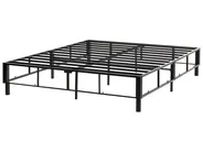 Boxspringbett Stoff COUNTESS 160 x 200 cm Beige_1054310