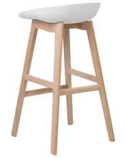Set of 2 Bar Chairs MICCO White_731968