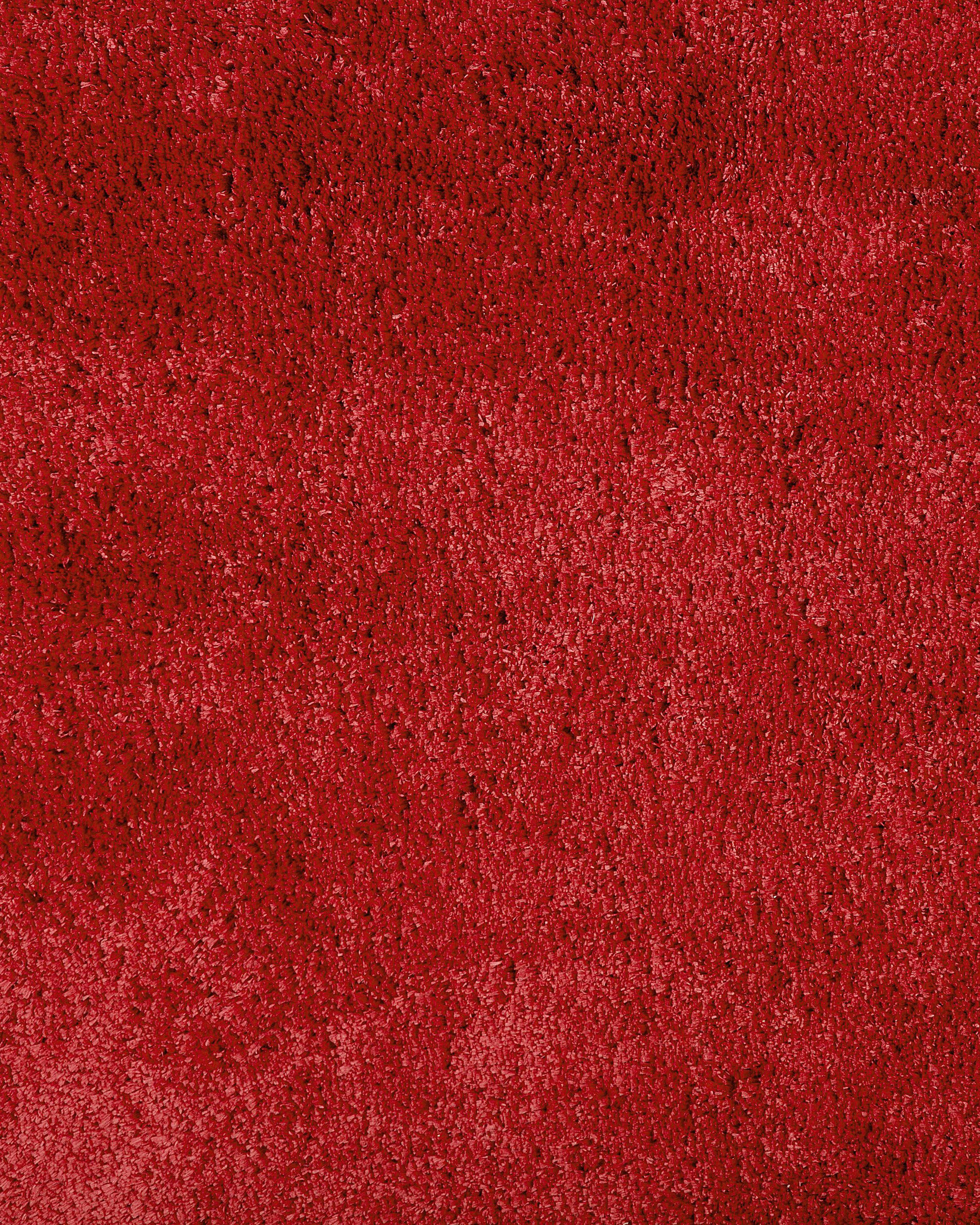 Shaggy Rug EVREN Red 140 x 200 cm_758835