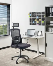 Chaise de bureau MONARCH Noir_978869