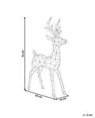 Outdoor Decoration LED HALSUA 76 cm Reindeer Multicolour_1175575