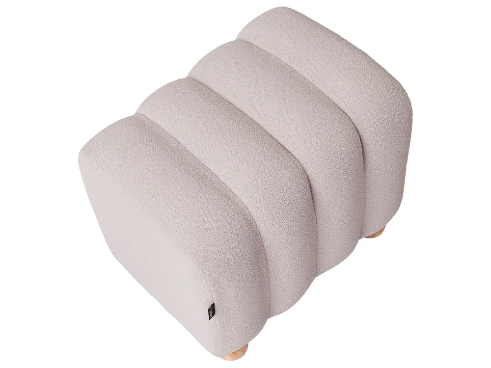 Pouf IDYLLWILD Bouclé Cremeweiß_1066912