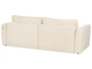 Schlafsofa 3-Sitzer VAXHOLM mit Stauraum Bouclé Cremeweiß_1026786