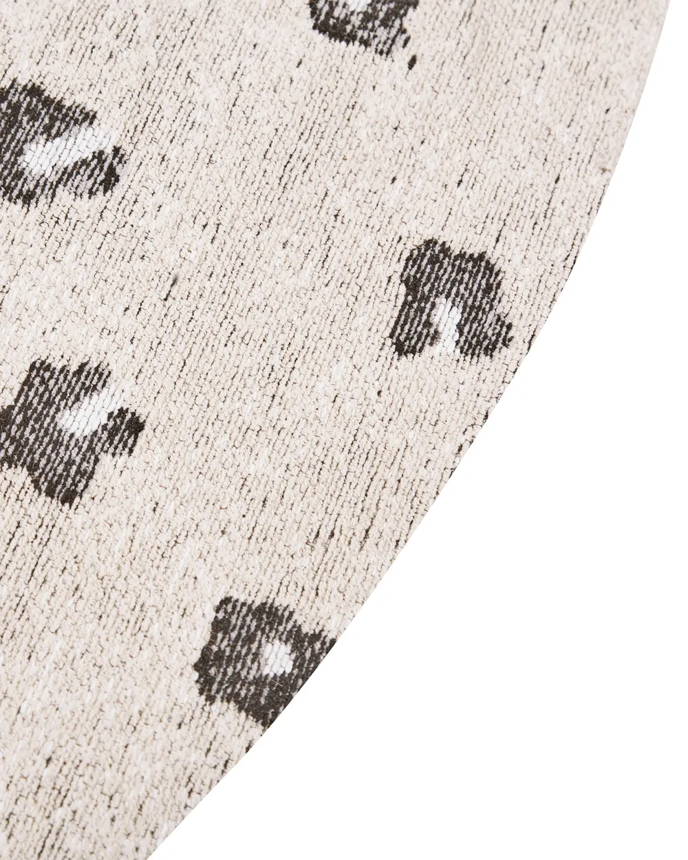 Teppich AFIS Beige ø 140 cm Baumwolle_853989