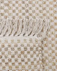 Teppich ZERDALI Beige 80 x 150 cm Jute_807276