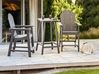Bistro Set ADIRONDACK Dunkelgrau