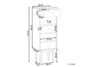 5 Drawer Chest FOLEY Multicolour_753824
