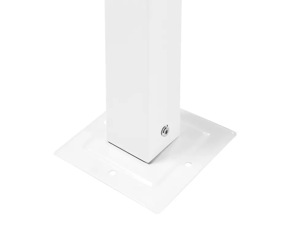 Pavillon LED PARGA 310 cm 310 cm Metall Grau_900893