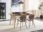 Esstisch VARLEY Naturfarbene Esche 150 cm 90 cm_897121