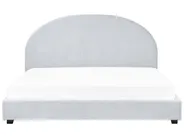 Wasserbett Stoff VAUCLUSE 180 x 200 cm Hellblau_968923