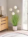 Kunstpflanze SNOWBALL BUSH 120 cm Weiß