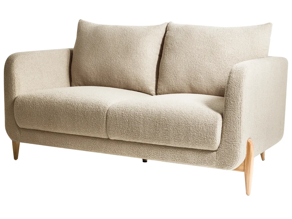 Sofa 2-Sitzer GIMO Bouclé Beige_1036289