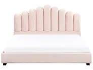 Bed Velvet VINCENNES 180 x 200 cm (EU Super King) Pastel Pink_974499