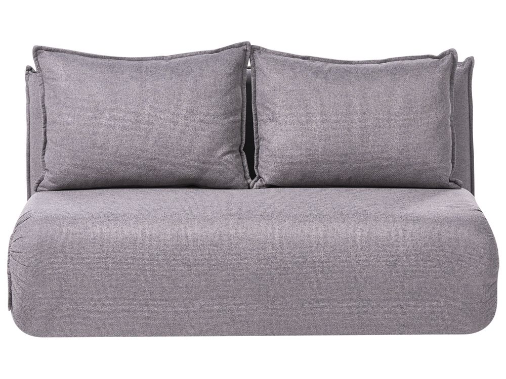 Sofa Bed 2 Seater ROROS Faux Linen Dark Grey