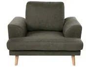 Living Room Set 4 Seater KILDAL Fabric Green_1058851