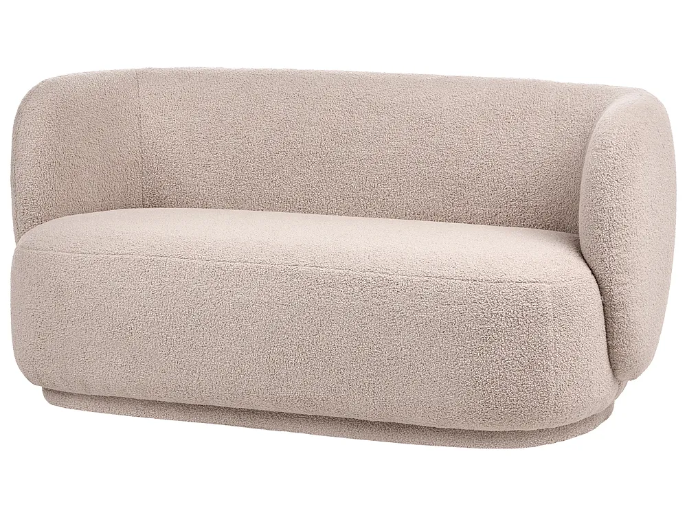 Sofa 3 Seater MELLOSA Boucle Beige_1197302