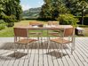 Gartentisch VIAREGGIO 200 cm 90 cm zertifiziertes Teakholz Braun