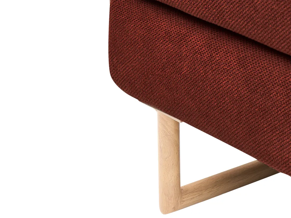 1-Sitzer Schlafsofa JERSLEV Stoff Rot_1009949