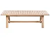 Outdoor Couchtisch SUMBA 128 cm 69 cm Akazienholz Hellbraun