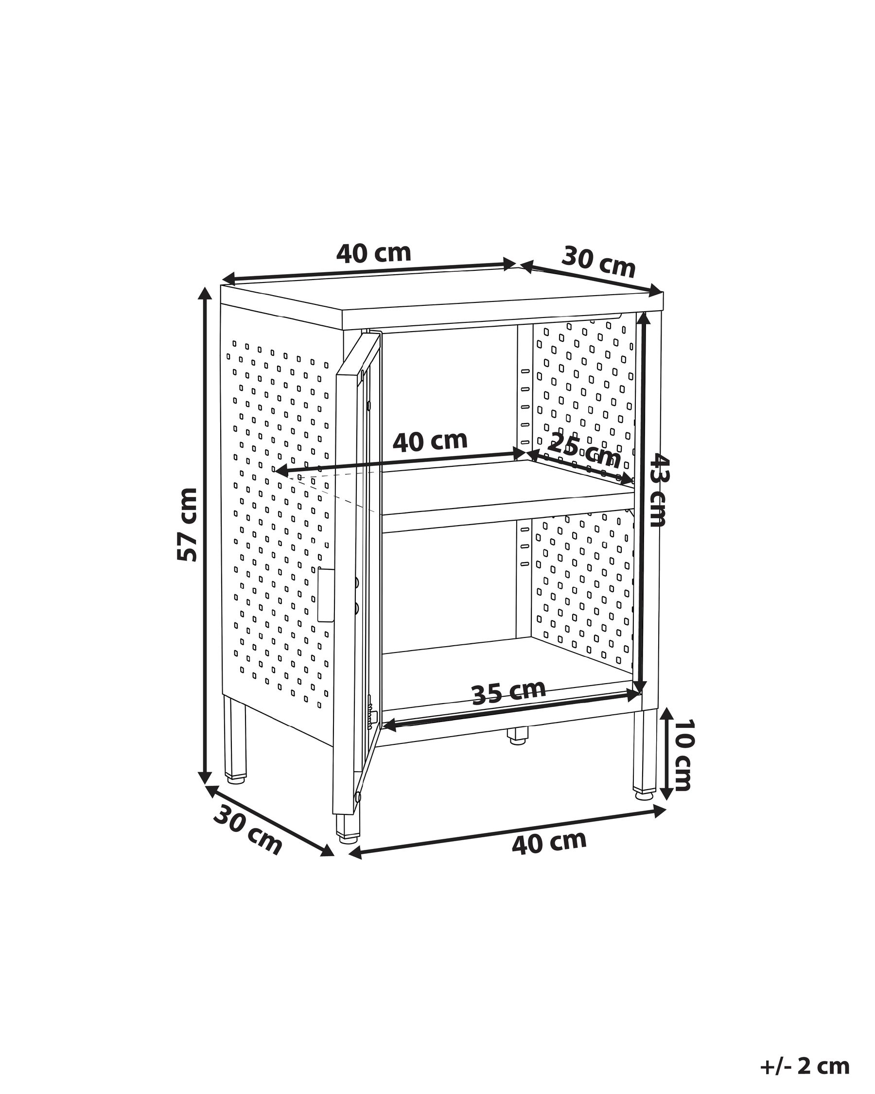 Storage Unit MATAUR Metal Black_1037680