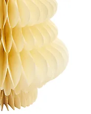 Weihnachtsdekoration Tischlampe DREVJA 51 cm Weihnachtsbaum Beige_1186101