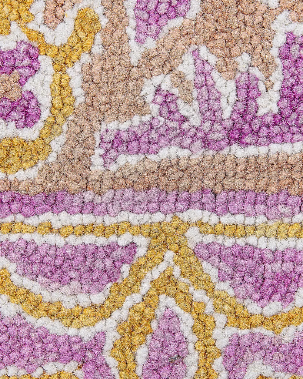 Teppich AVANOS Rosa 200 x 200 cm Wolle_830718