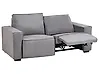 Sofa elektrisch verstellbar 2-Sitzer NUKARI Stoff Grau