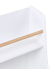 Bücherregal mit 2 Ebenen JACKIT 72 cm Weiß_1033257