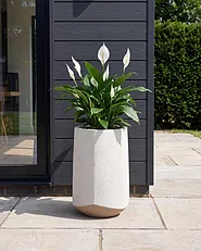 Plant Pot JAUNTAL  32 cm Off-White_1161795