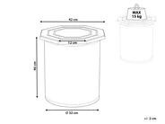 Beistelltisch KHANPUR Mangoholz Braun_852172
